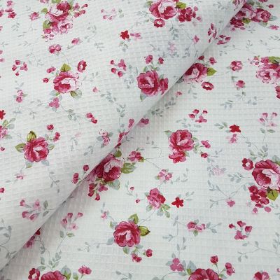 בד פיקה פרחוני - רוחב 2.2 מ'