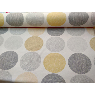 בד קנבס עיגולים גדולים