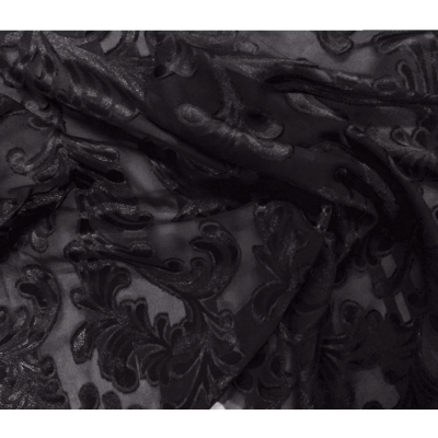 בד שיפון עם דוגמא