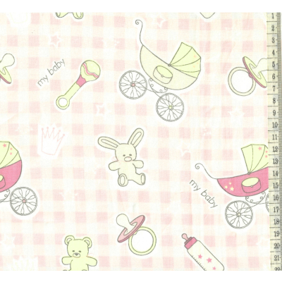 בד כותנה בייבי - רוחב  2.5 מ'