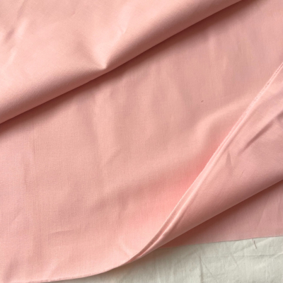 בד כותנה ורוד קורל - רוחב 2.8 מטר