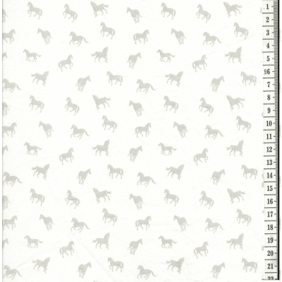  בד כותנה (פרקל) סוסים קטנים - רוחב 2.65 מ'