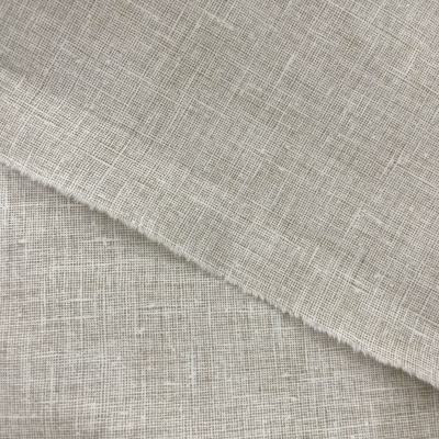 בד כותנה הדפס דמוי פשתן - רוחב 2.5 מטר