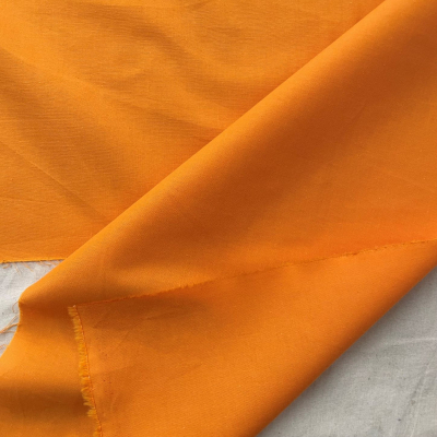 בד כותנה כתום - רוחב 2.5 מטר