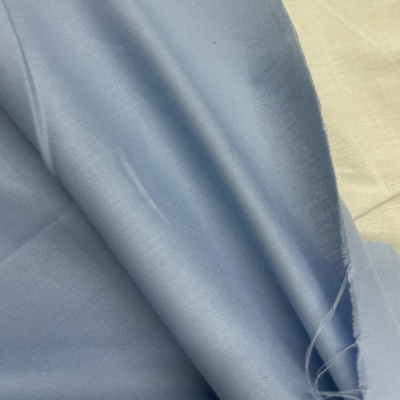 בד כותנה תכלת אפרפר - רוחב 2.5 מטר