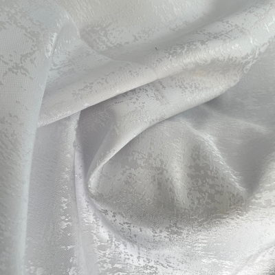 בד ג'קארד (2) לבן - רוחב 3 מ'