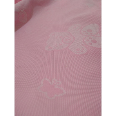 בד ג'קארד ורוד דובונים 