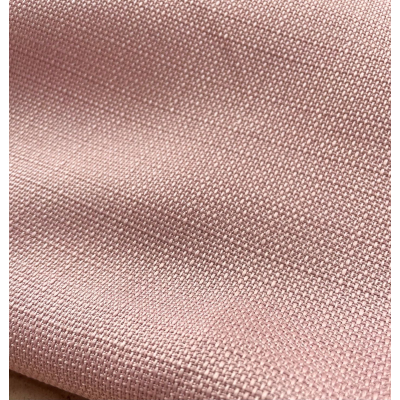 בד דמוי פשתן למפות ורוד עתיק - רוחב 3 מ'