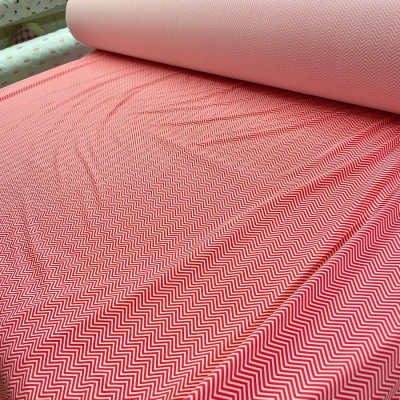 בד לייקרה 145 גר' זיגזג קורל