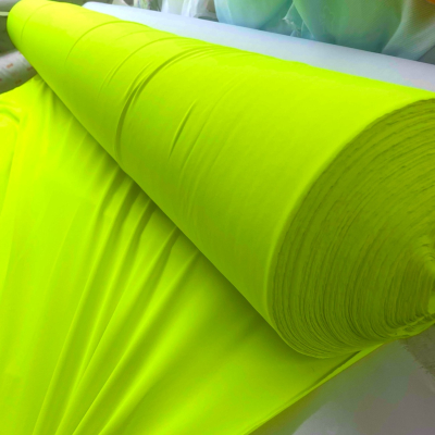 בד לייקרה 160 גר' צהוב ניאון