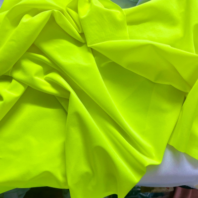 בד לייקרה 160 גר' צהוב ניאון