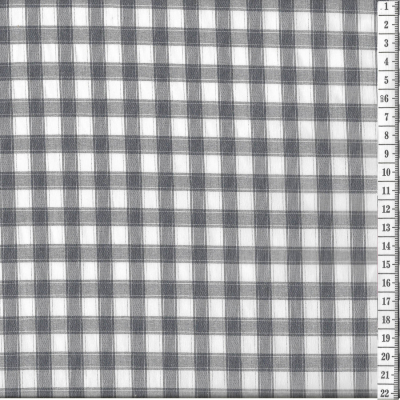 בד משובץ אפור עם לורקס עדין