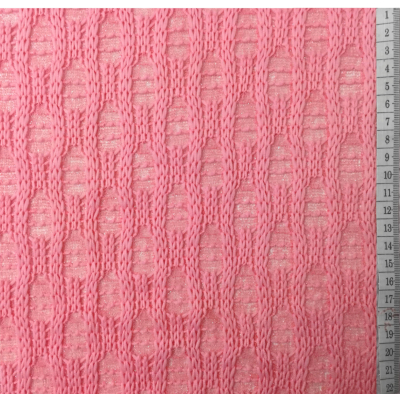  בד סריג רשת ורוד