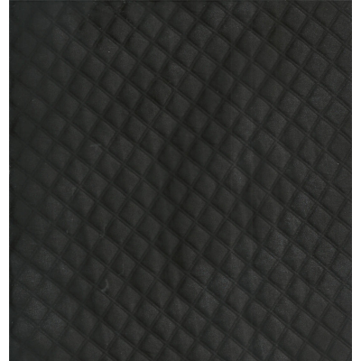 בד מעויינים מובלטים שחור עם לורקס כסוף עדין