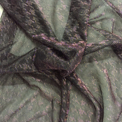 בד רשת רזיל לורקס סגול עם זהב 