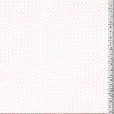  בד כותנה (סאטן 200) עיגולים קטנים ורודים - רוחב 2.5 מ'