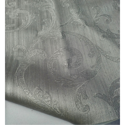 דמוי עור כסוף מעוטר