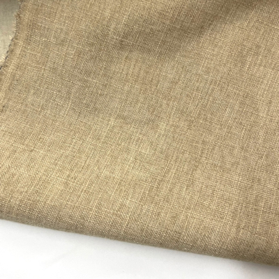 בד ריפוד דמוי פשתן בז׳ חול