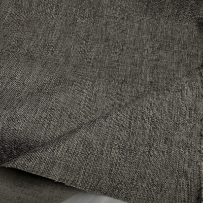 בד ריפוד דמוי פשתן אפור