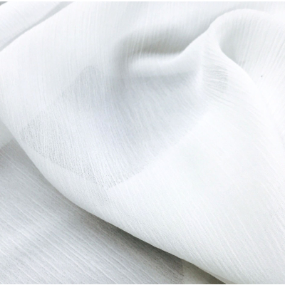 בד שיפון יוריו לבן