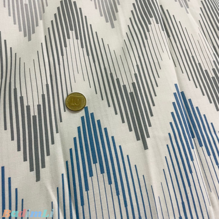בד כותנה מודפס - רוחב 2.8 מ' 